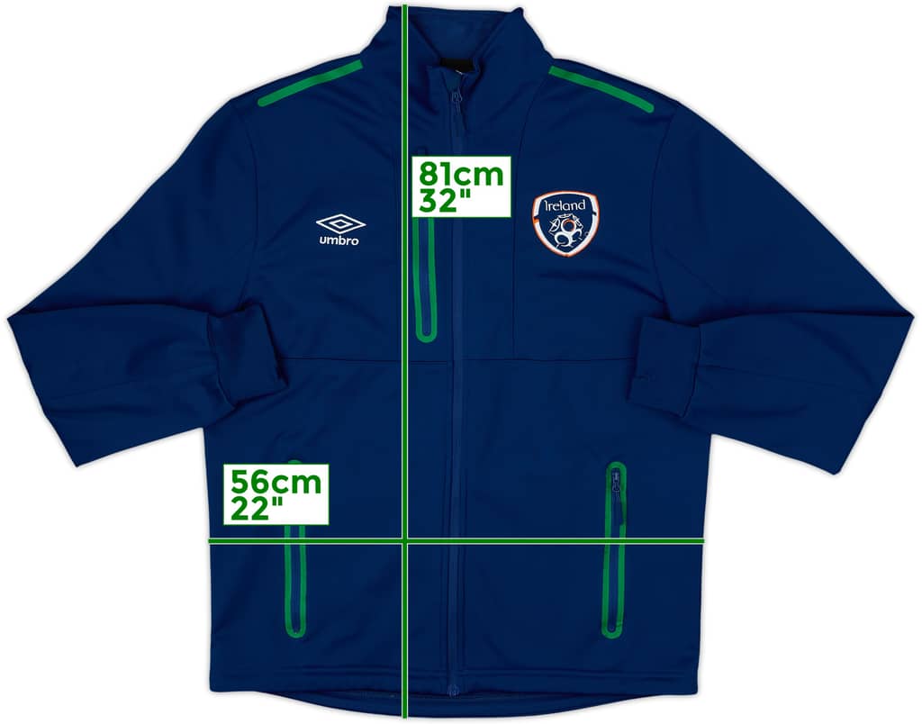 2020-21 Ireland Umbro Track Jacket - 9/10 - (M)