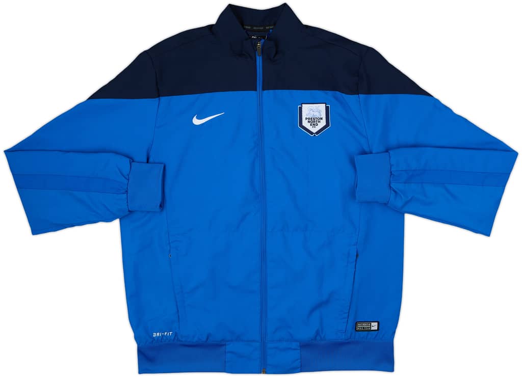 2014-15 Preston North End Nike Track Jacket - 10/10 - (M)