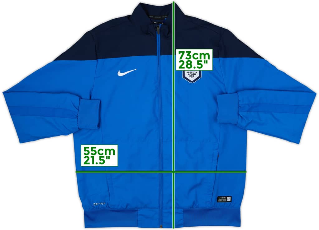 2014-15 Preston North End Nike Track Jacket - 10/10 - (M)