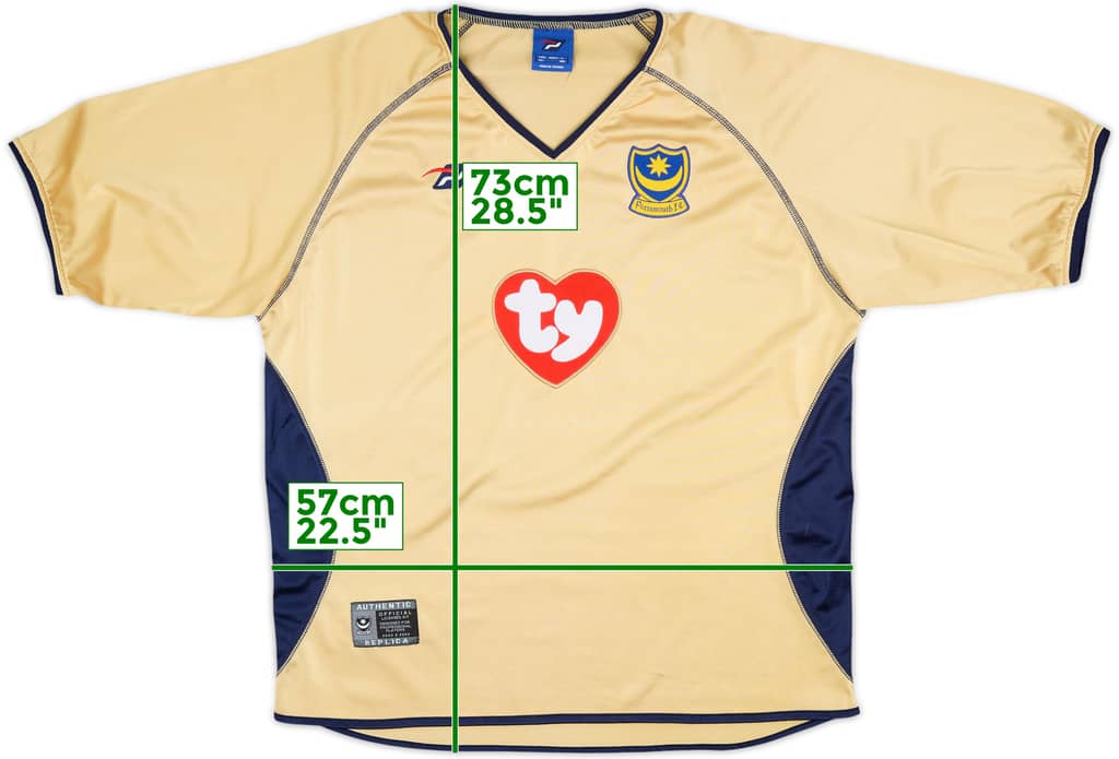 2002-03 Portsmouth Away Shirt - 9/10 - (L)