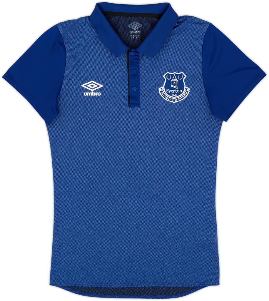 2017-18 Everton Umbro Polo Shirt - 10/10 - (Women's L)