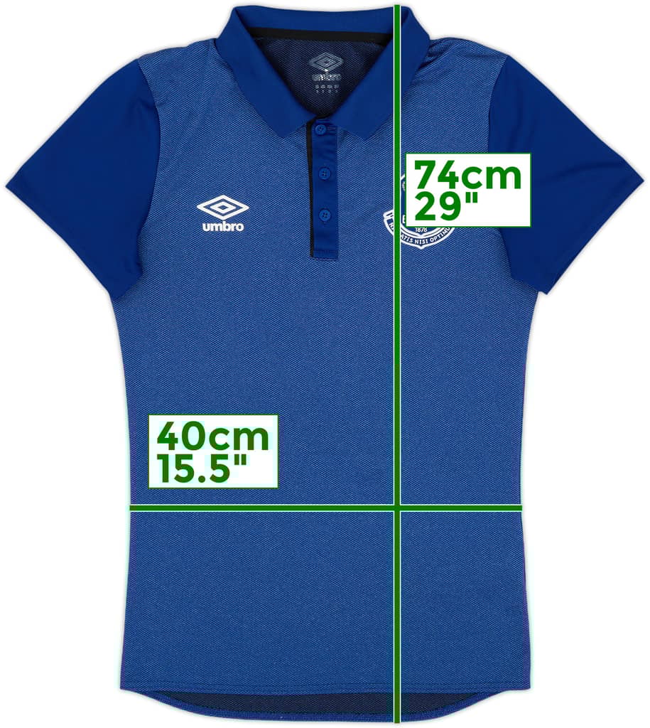 2017-18 Everton Umbro Polo Shirt - 10/10 - (Women's L)