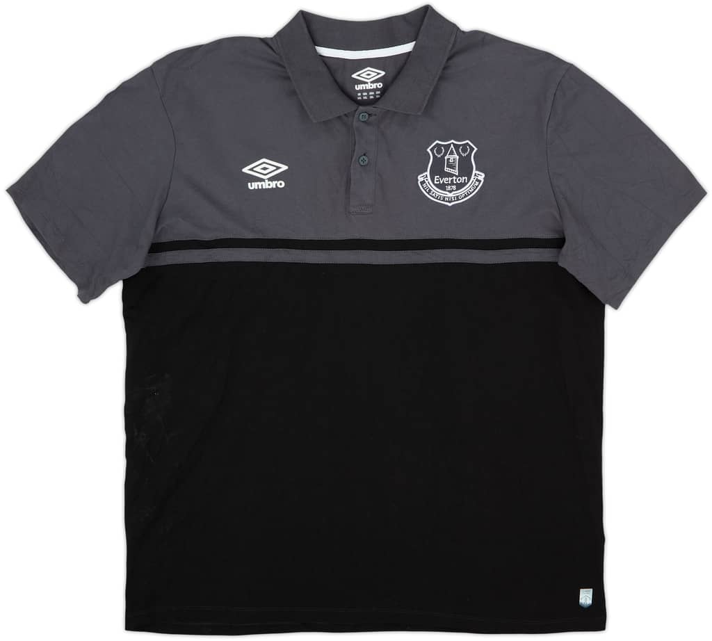 2019-20 Everton Umbro Polo Shirt - 8/10 - (XXL)