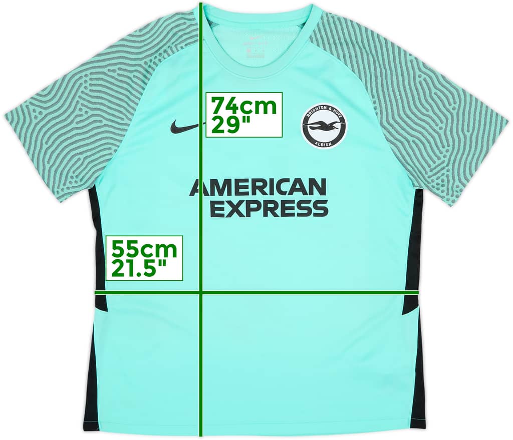 Camiseta de visitante del Brighton 2021-22 - 9/10 - (XL)