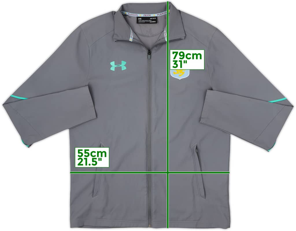 2017-18 Aston Villa Under Armour Track Jacket - 8/10 - (L)