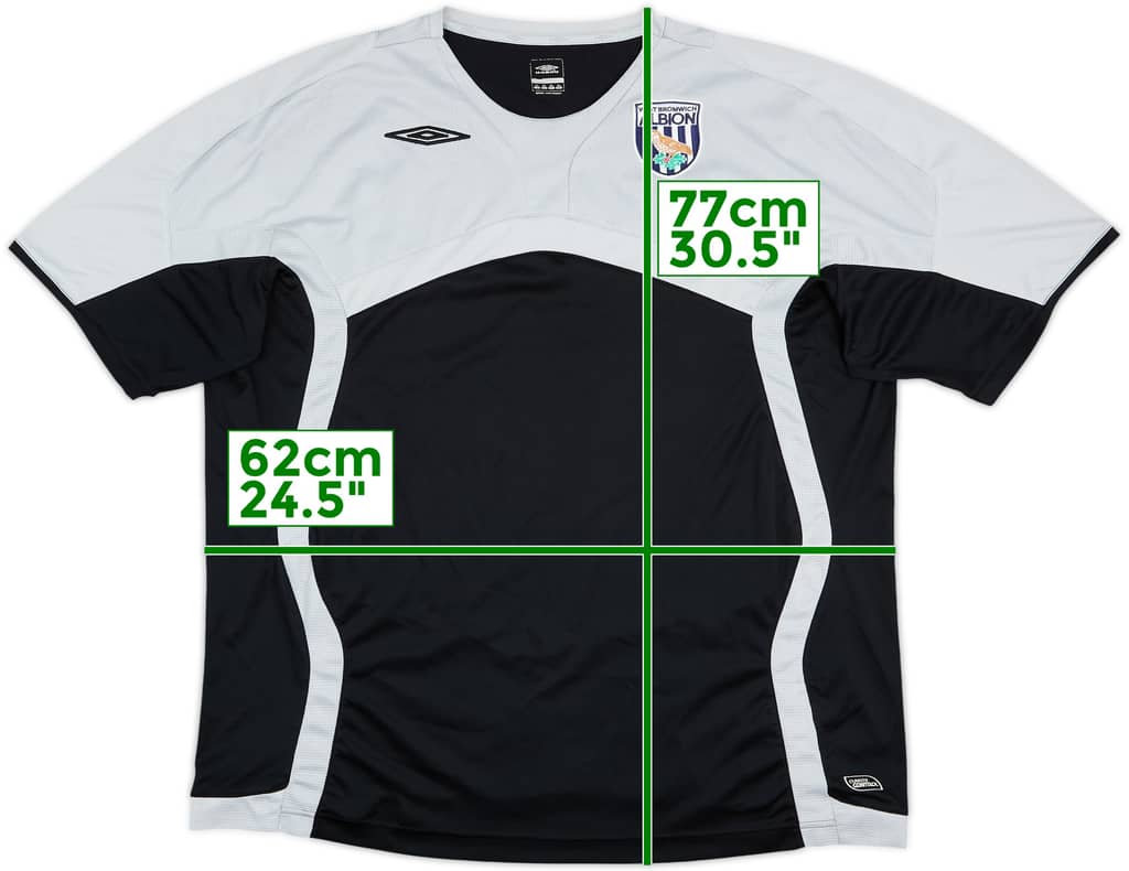 Camiseta de entrenamiento del West Brom 2009-10 Umbro - 9/10 - (3XL)