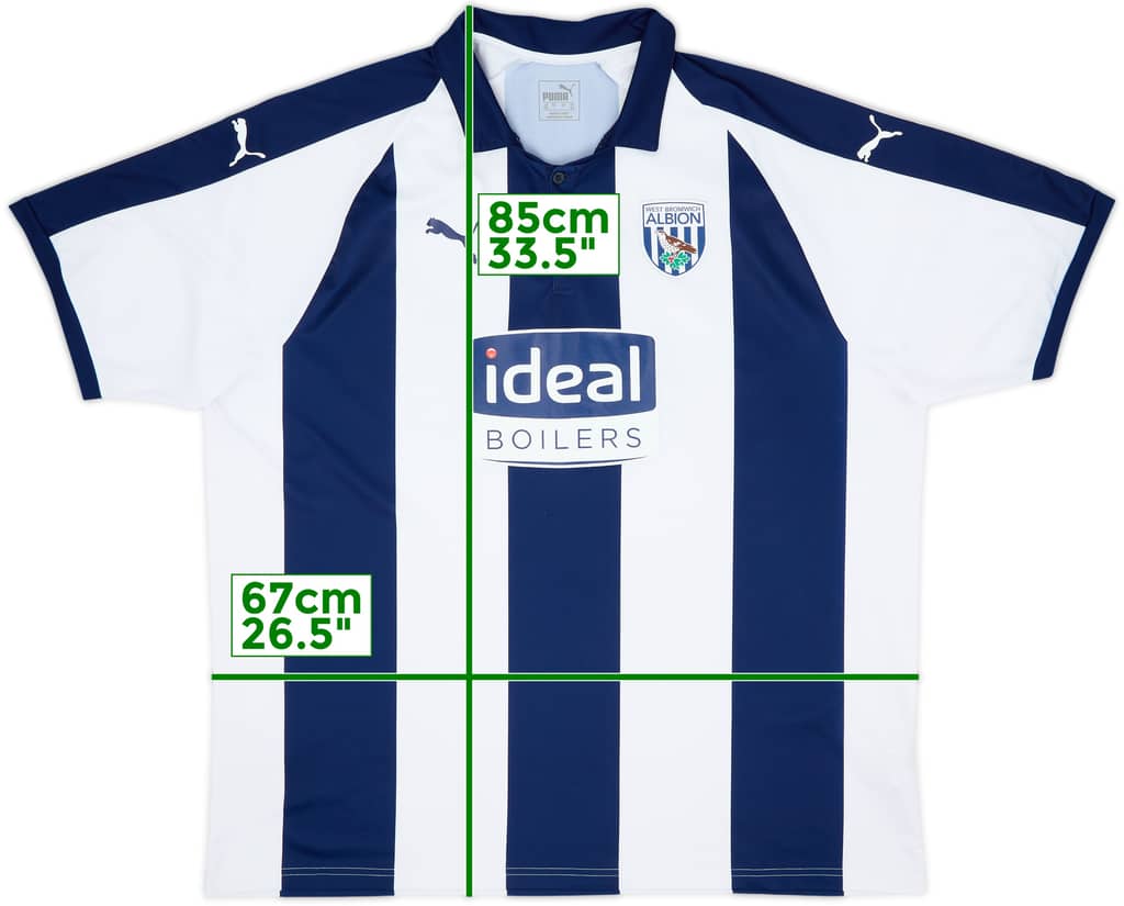 2018-19 West Brom Home Shirt - 8/10 - (4XL)