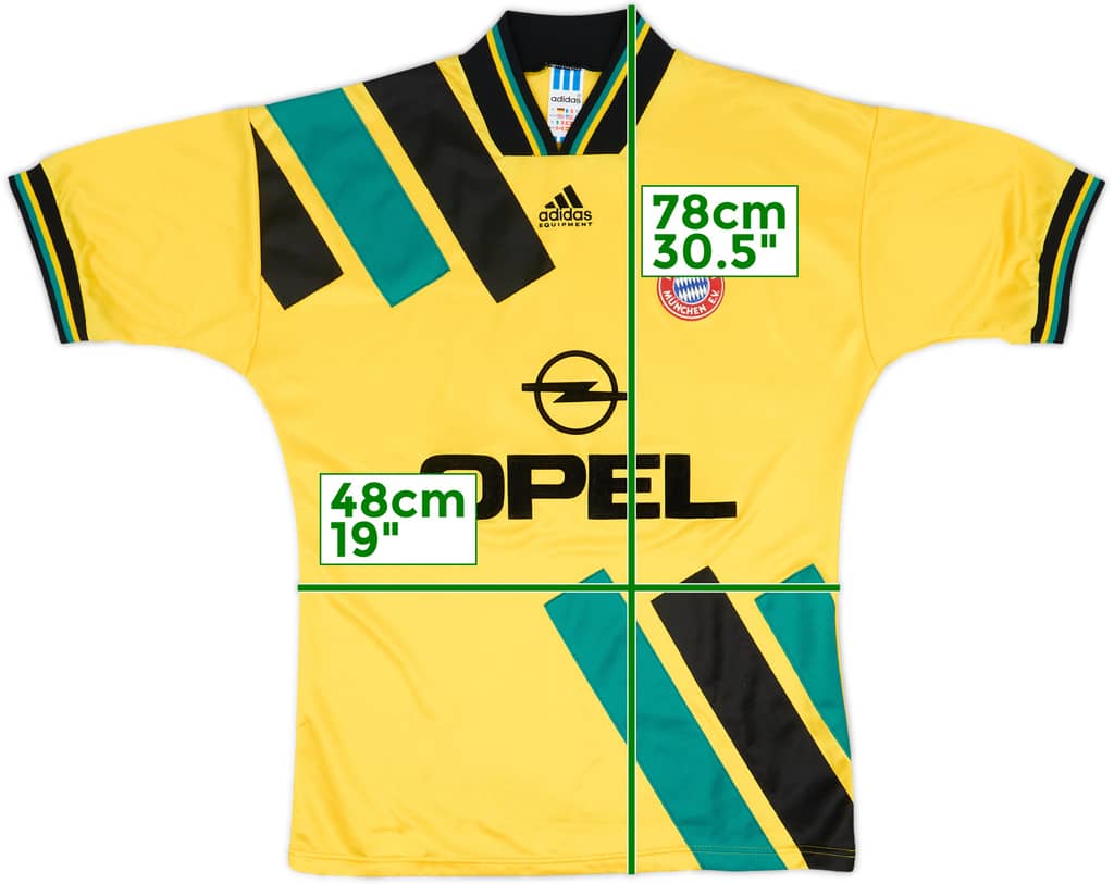 1993-96 Bayern Munich Away Shirt - 8/10 - (M)