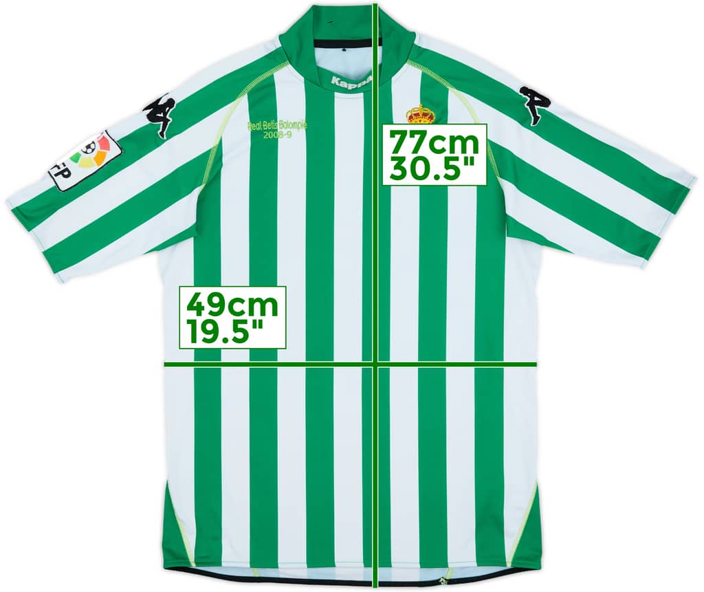2008-09 Real Betis Home Shirt - 7/10 - (L)