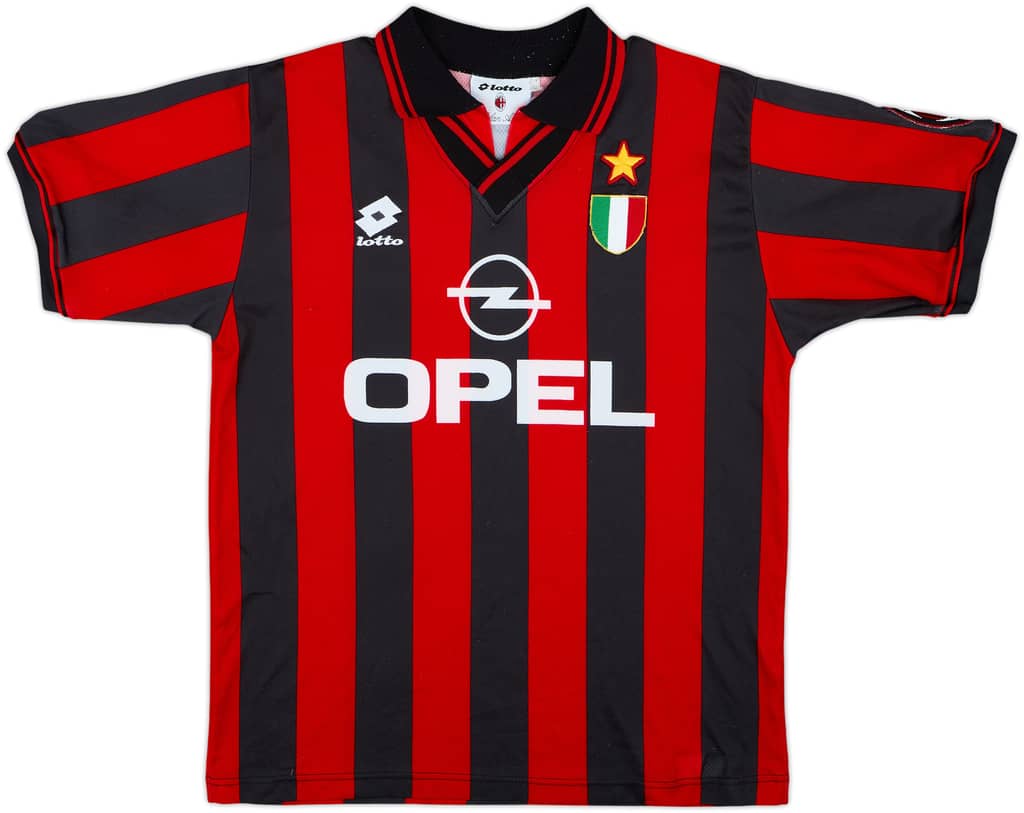 1994-95 AC Milan Home Shirt - 8/10 - (S)