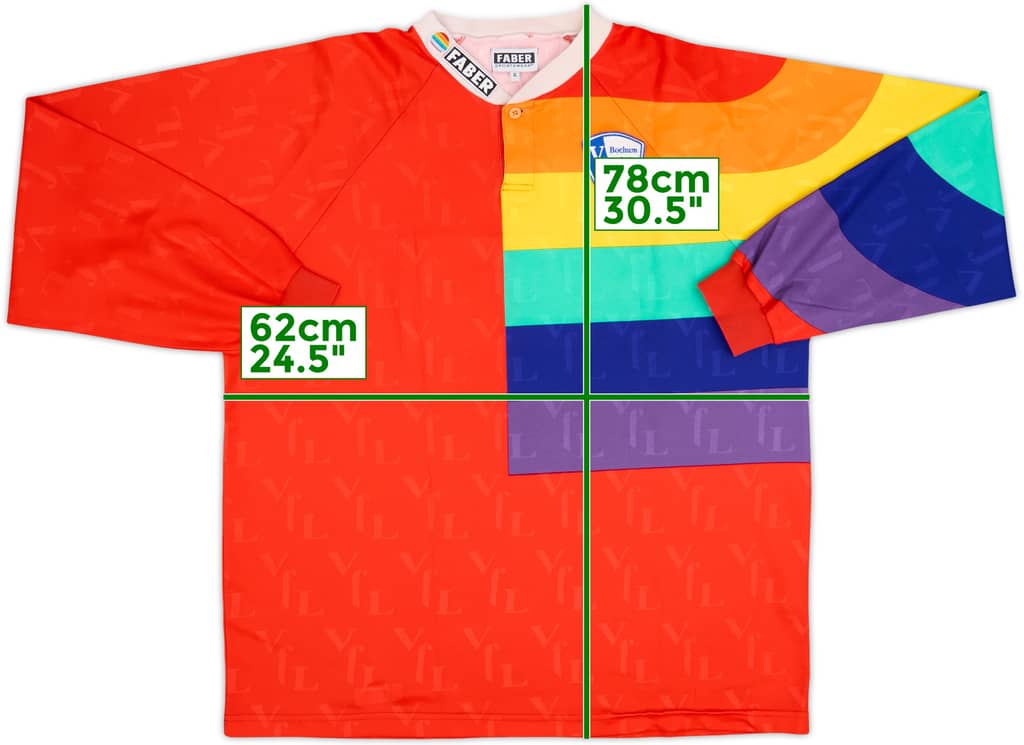 Camiseta de la tercera equipación de manga larga del VFL Bochum 1997-99 - 5/10 - (XL)