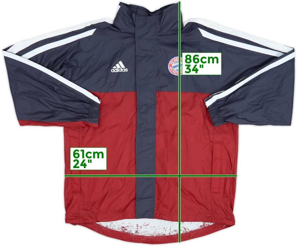 2001-02 Bayern Munich adidas Hooded Rain Jacket - 4/10 - (M/L)