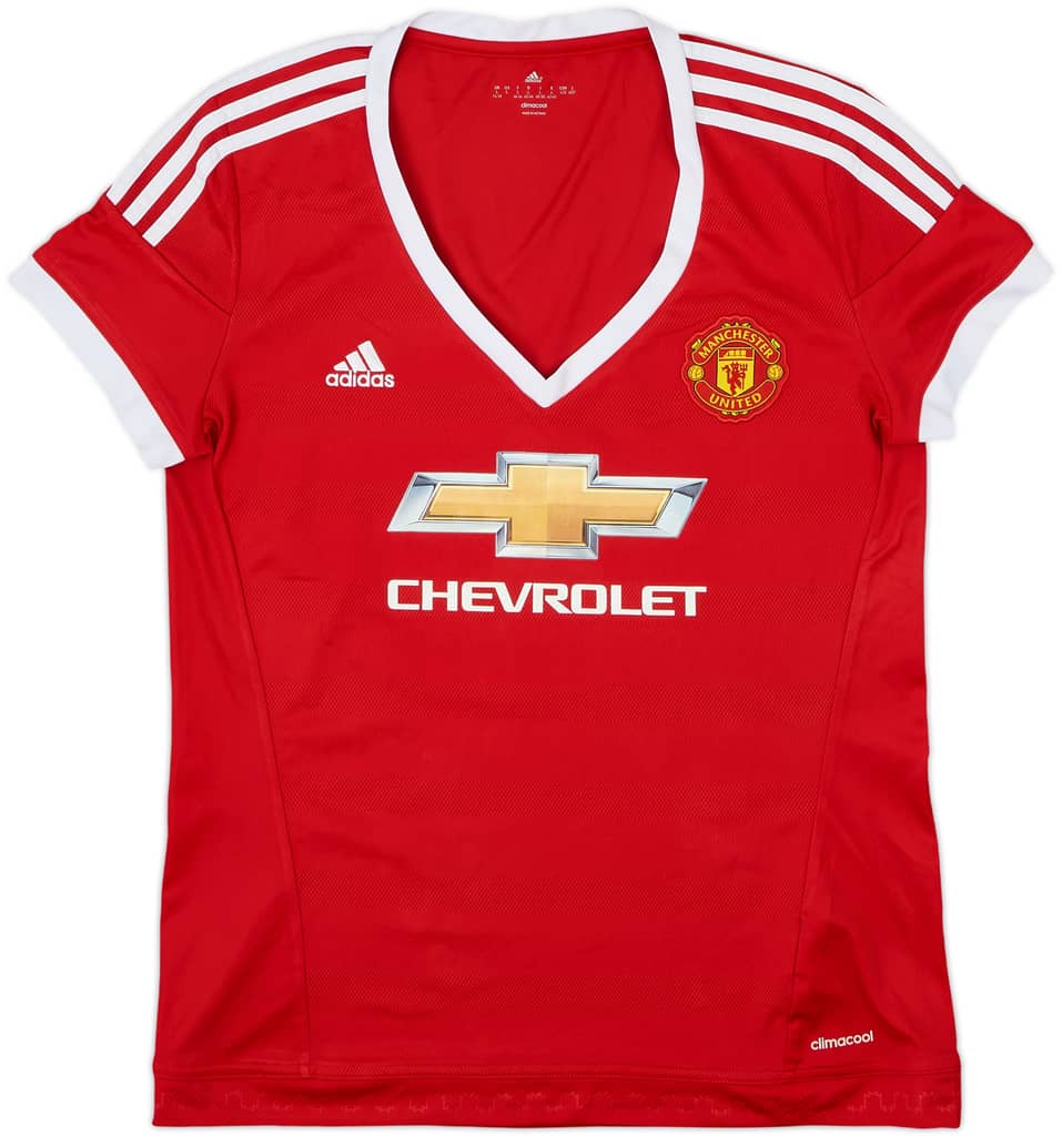 2015-16 Manchester United Home Shirt - 10/10 - (Women's L)