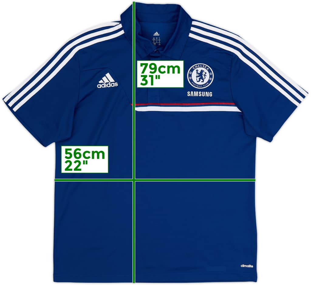 2014-15 Chelsea adidas Polo Shirt - 10/10 - (L)