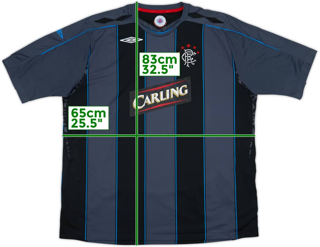 Camiseta de la tercera equipación del Rangers 2007-08 - 5/10 - (3XL)