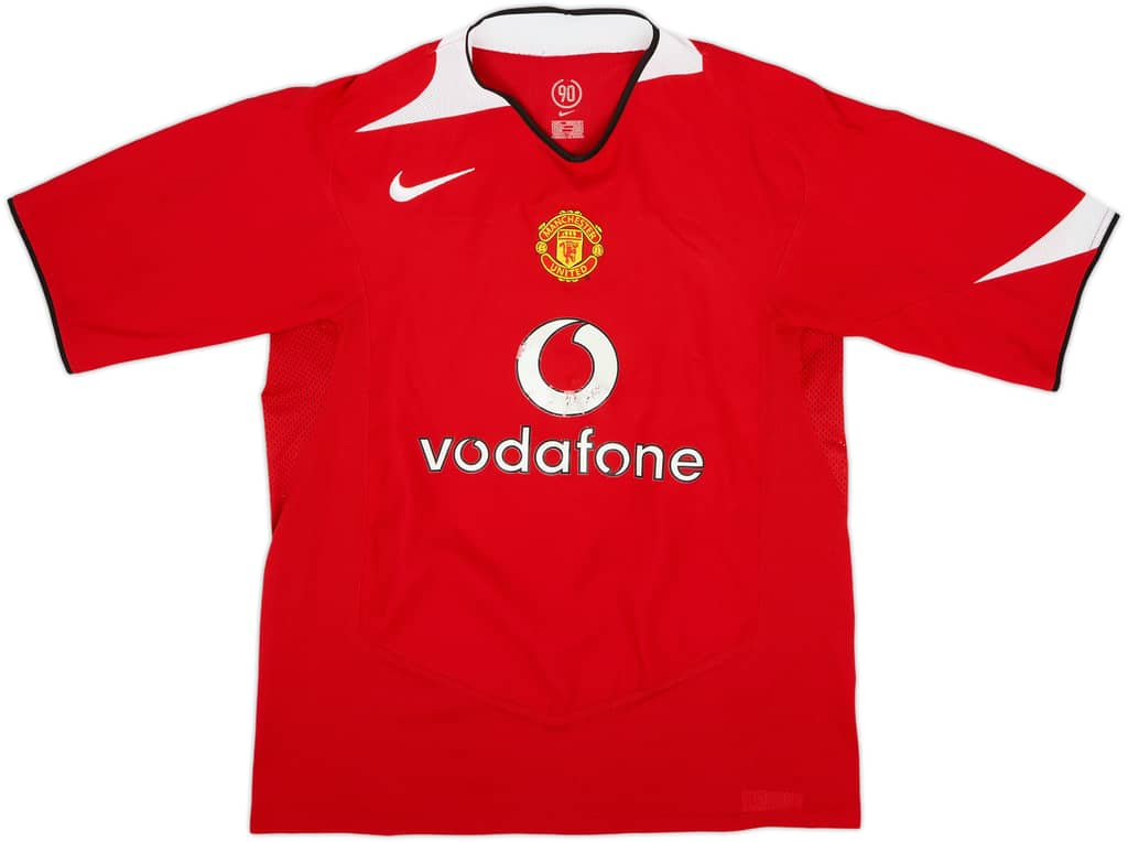 2004-06 Manchester United Camiseta Local - 5/10 - (L)