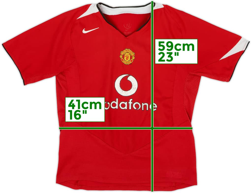 2004-06 Manchester United Home Shirt - 5/10 - (Women's L)