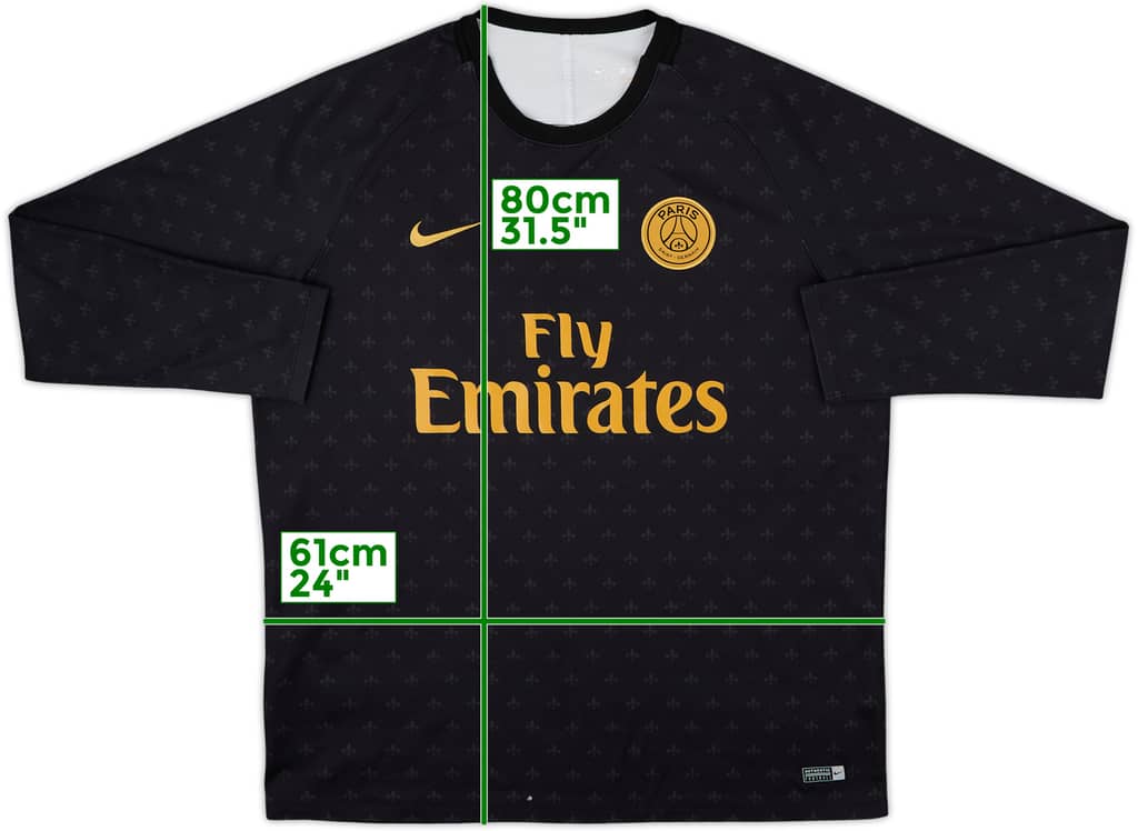 2018-19 Paris Saint-Germain Nike Sudadera - 8/10 - (XL)