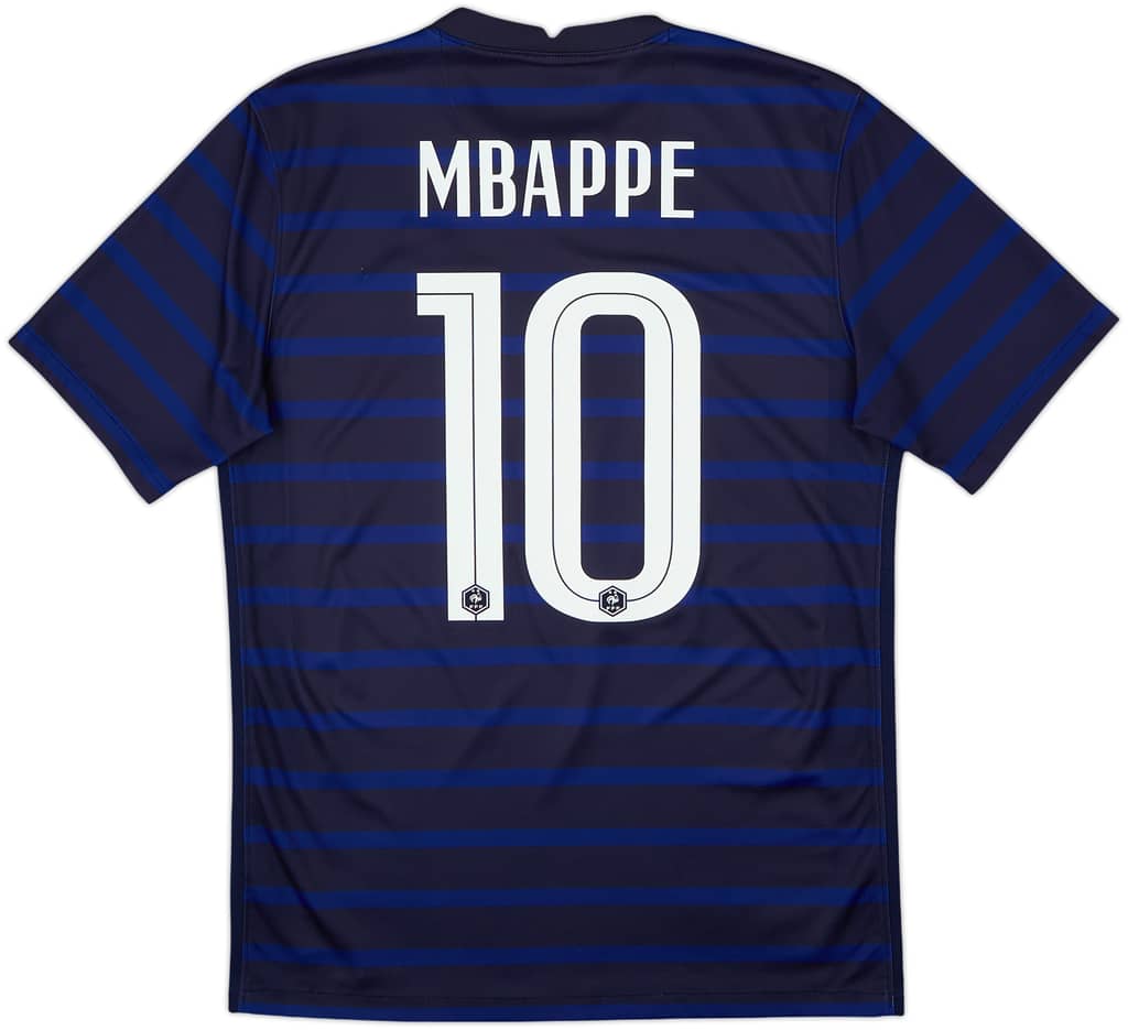 2020-21 France Home Shirt Mbappe #10