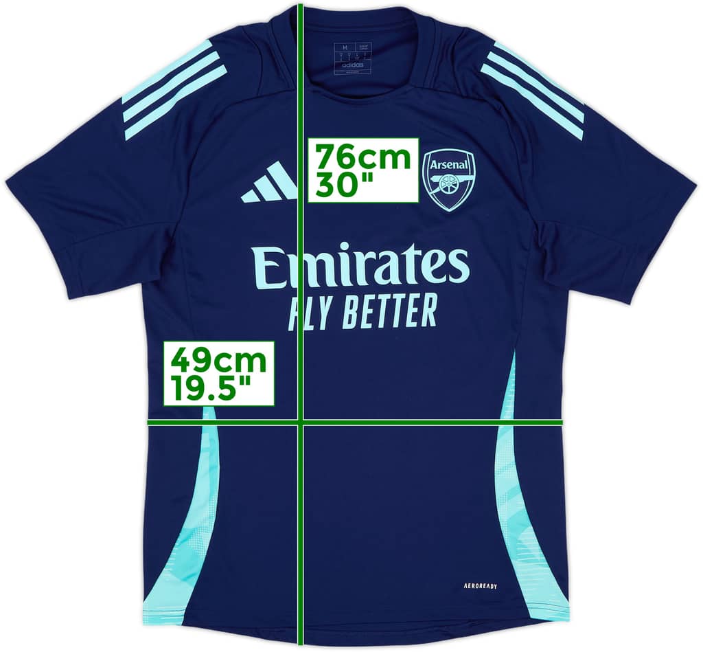 2024-25 Arsenal adidas Training Shirt - 10/10 - (M)