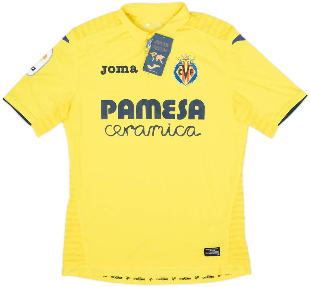 2017-18 Villarreal Home Shirt (S)