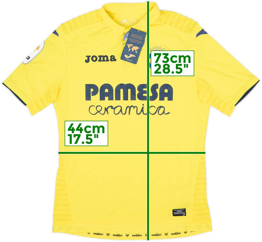 2017-18 Villarreal Home Shirt (S)