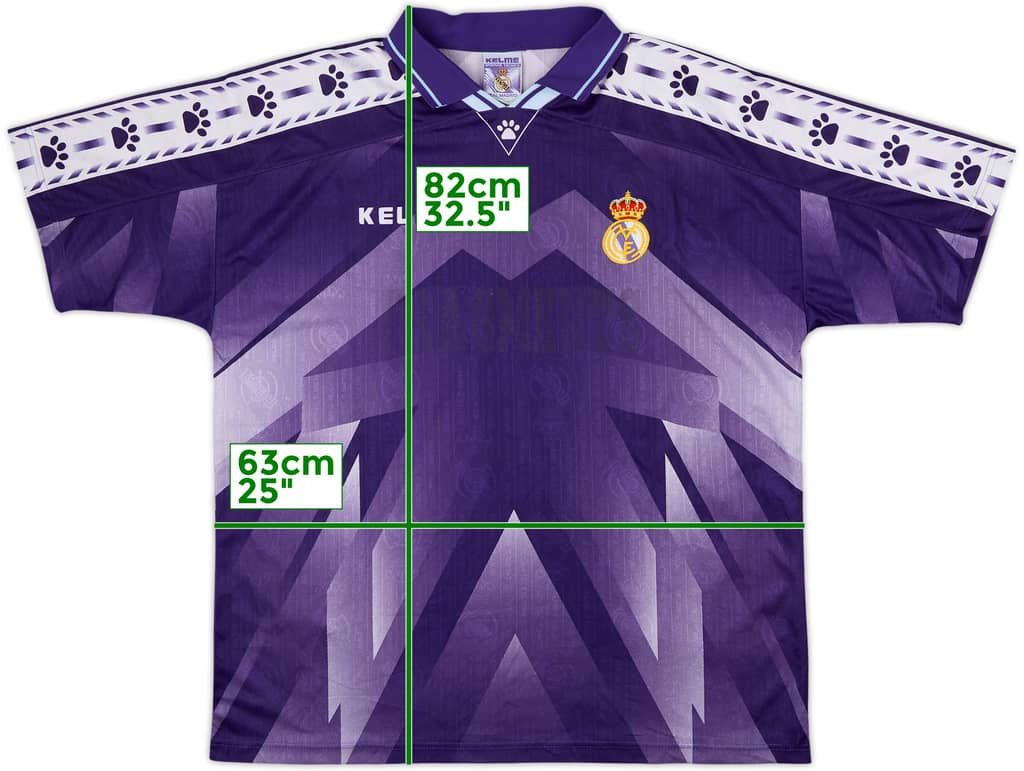 1996-97 Real Madrid Away Shirt - 4/10 - (XL)