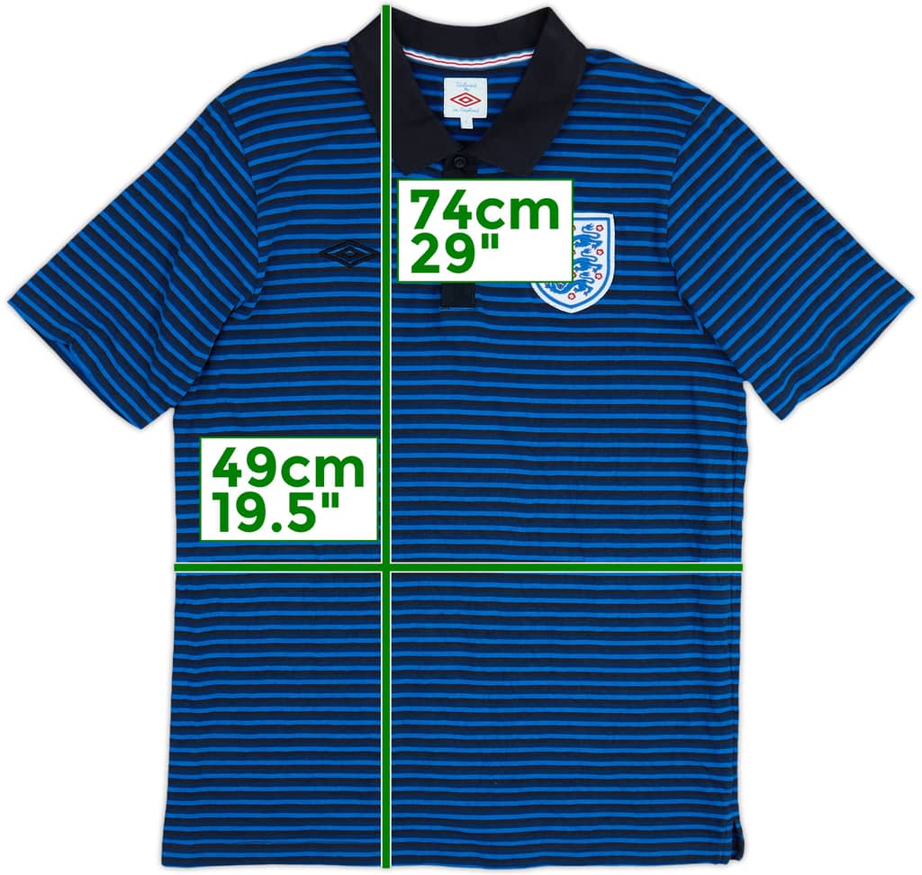 2010-11 England Umbro Polo Shirt - 8/10 - (L)