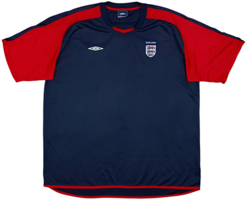 2002-04 England Umbro Training Shirt - 6/10 - (XXL)