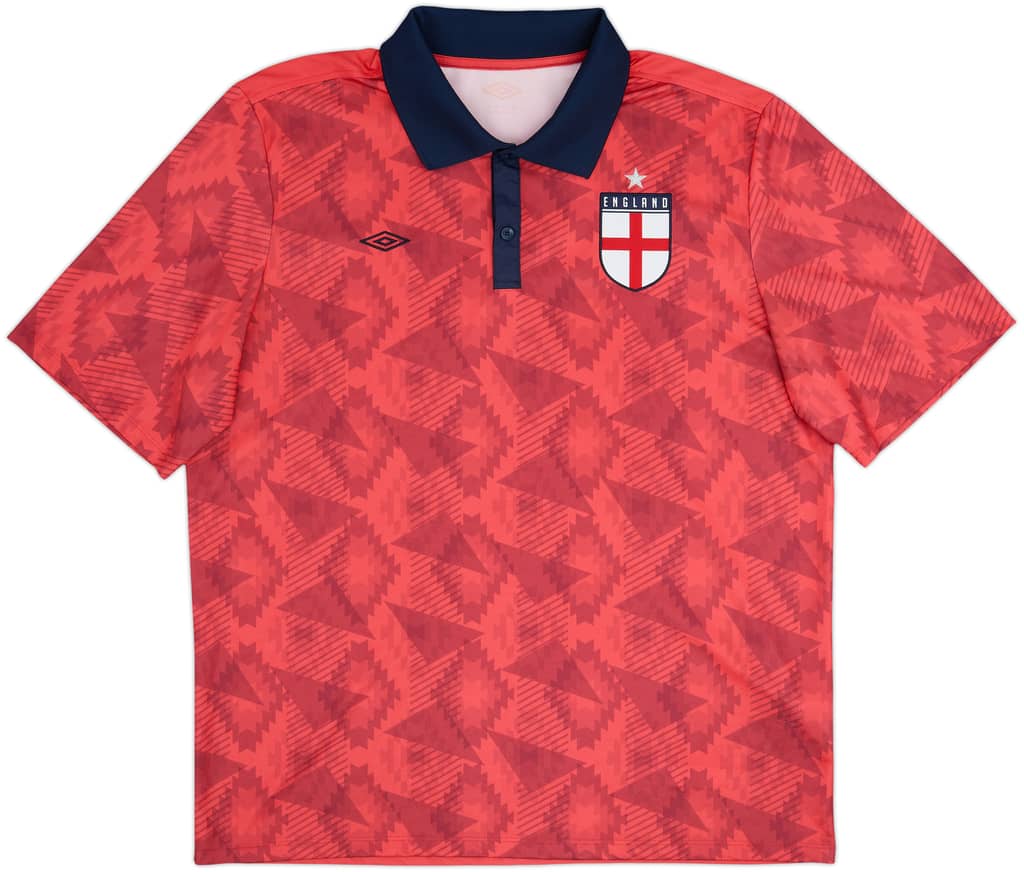 2018 England Umbro Polo Shirt - 9/10 - (XXL)