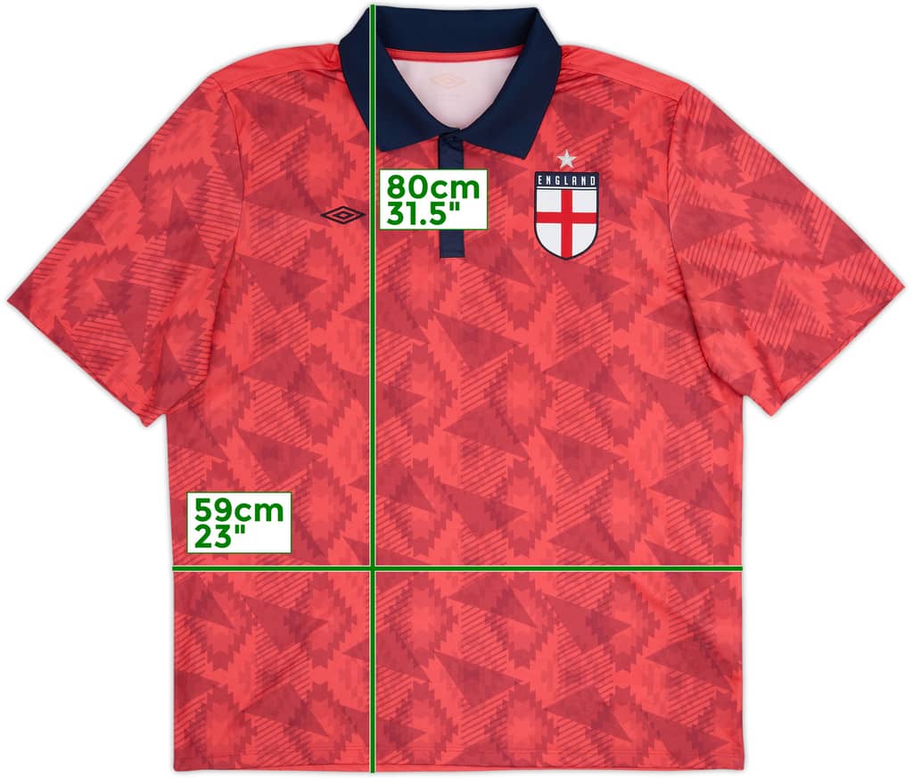 2018 England Umbro Polo Shirt - 9/10 - (XXL)