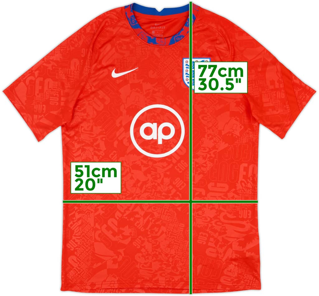 2020-22 England Nike Training Shirt - 10/10 - (L)