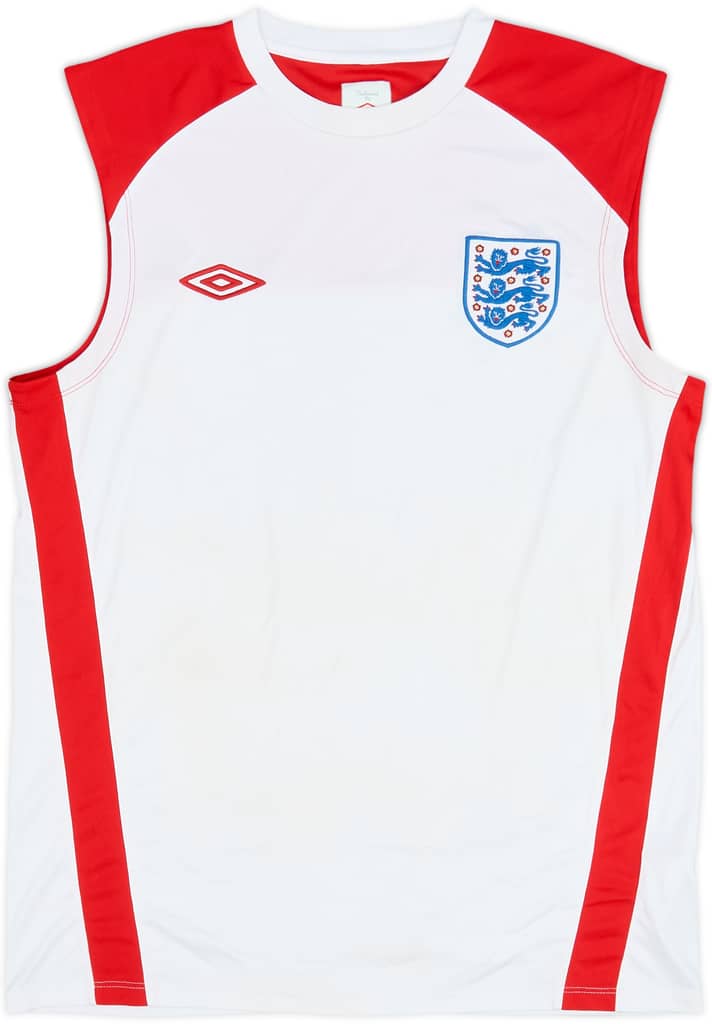 2010-11 England Umbro Training Vest - 7/10 - (L)