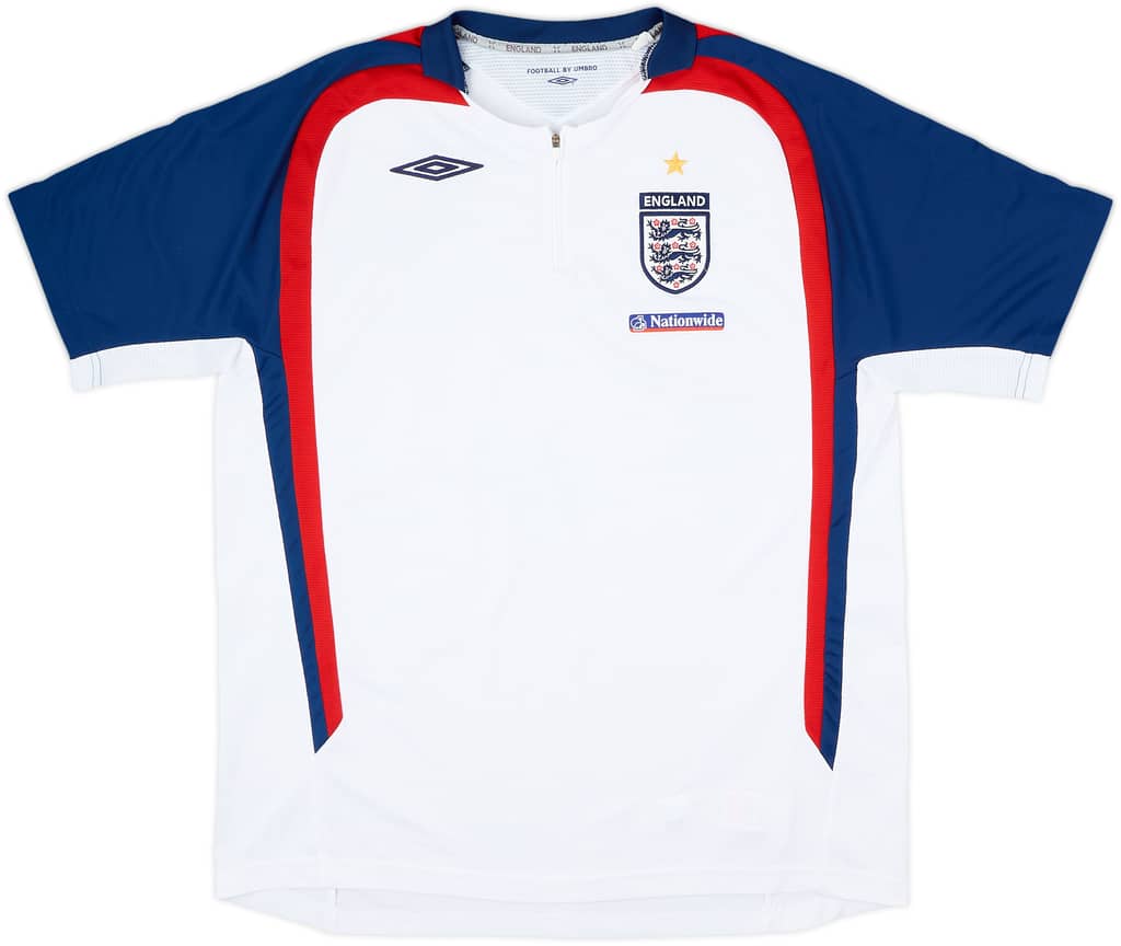 2005-06 England Umbro Training Shirt - 9/10 - (L)