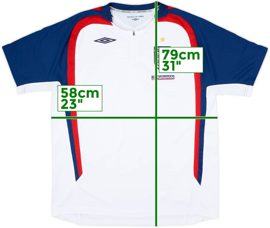 2005-06 England Umbro Training Shirt - 9/10 - (L)