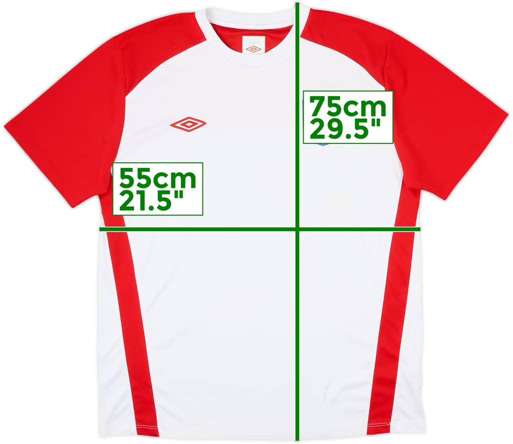 2010-11 England Umbro Training Shirt - 7/10 - (XL)
