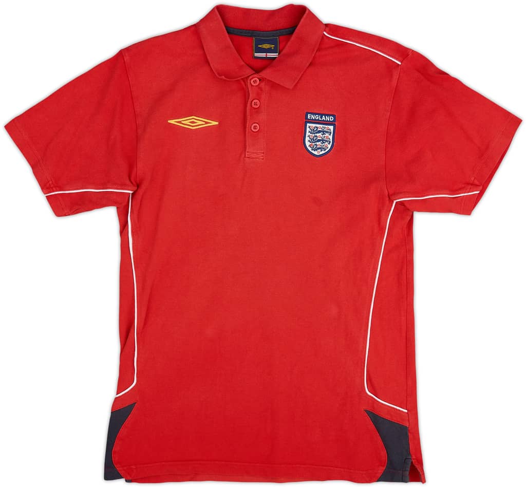 2004-05 England Umbro Polo Shirt - 6/10 - (M)