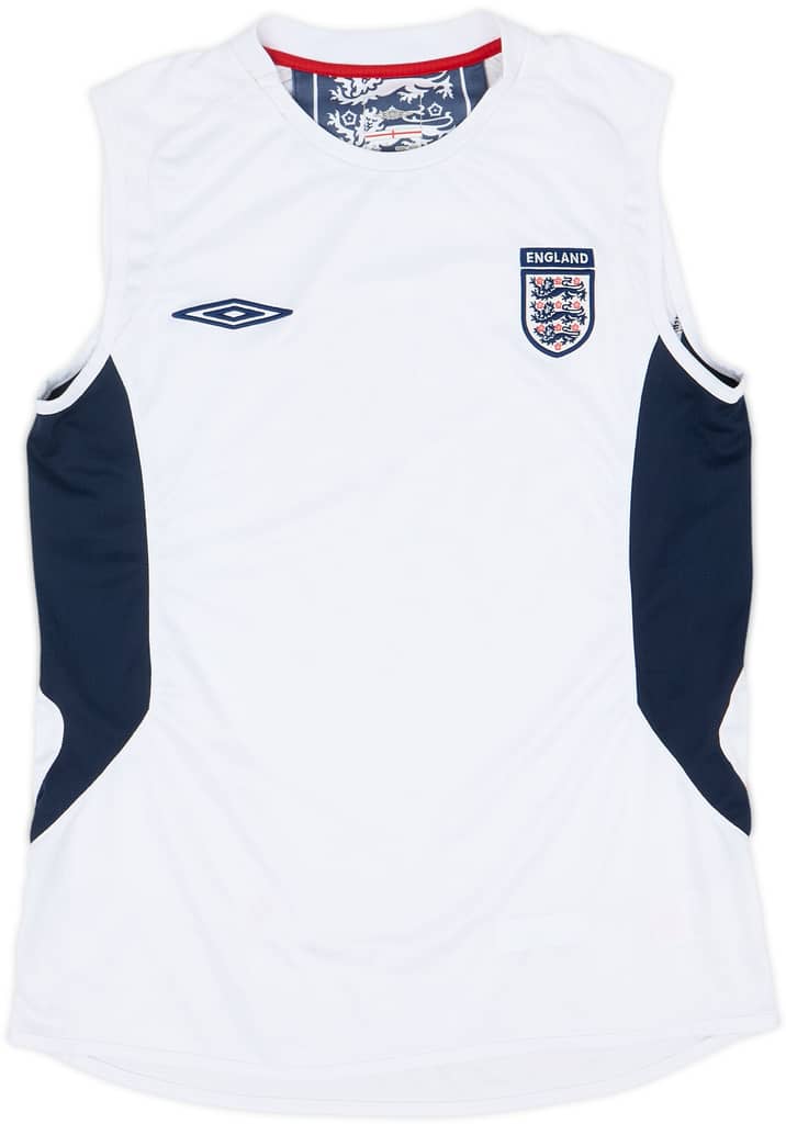 2008-10 Inglaterra Umbro Chaleco de Entrenamiento - 7/10 - (M)