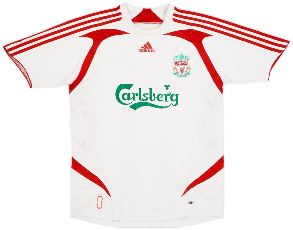 2007-08 Liverpool Away Shirt - 5/10 - (XL.Boys)