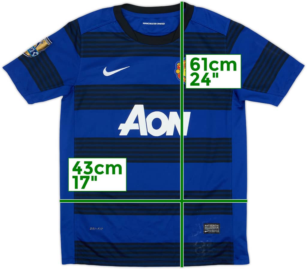 2011-13 Manchester United Away Shirt - 5/10 - (L.Boys)