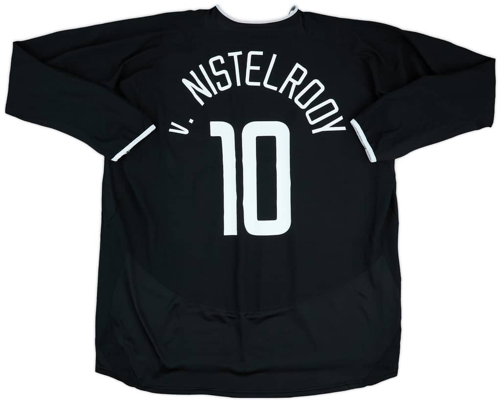 2003-05 Manchester United Away L/S Shirt V.Nistelrooy #10 - 7/10 - (XXL)