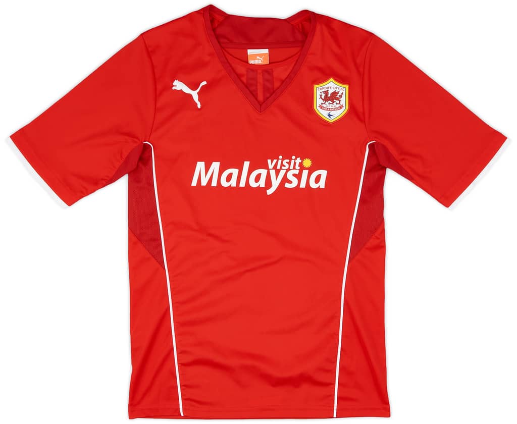 2013-14 Cardiff Home Shirt - 8/10 - (S)