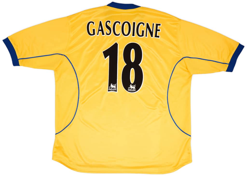 2000-01 Everton Away Shirt Gascoigne #18 - 8/10 - (XXL)