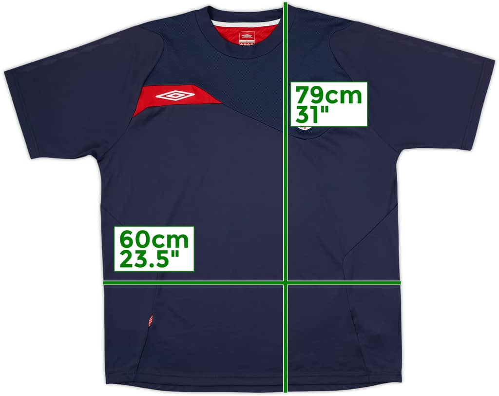 2004-06 England Umbro Training Shirt - 8/10 - (XL)