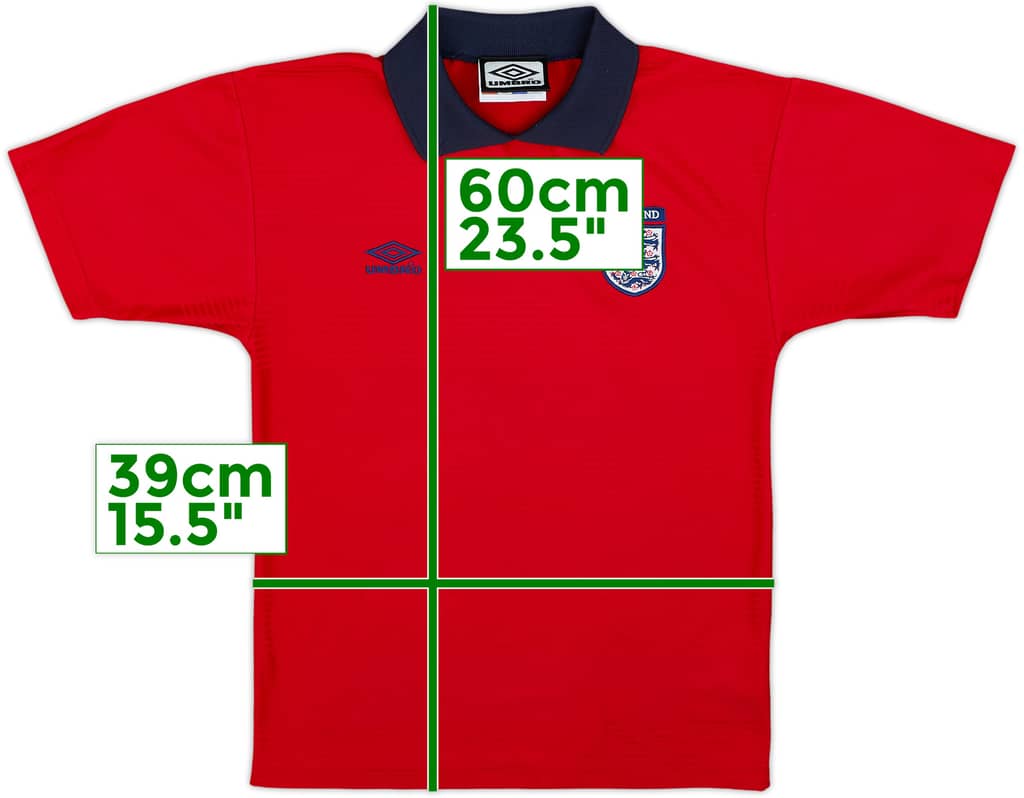 1999-01 England Away Shirt - 9/10 - (S.Boys)