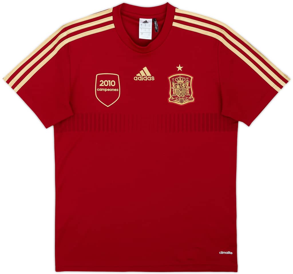 Camiseta de entrenamiento adidas de España '2010 campeones' 2013-14 - 10/10 - (S)