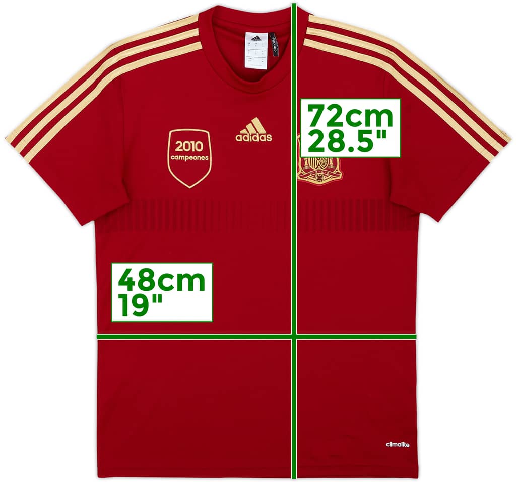 Camiseta de entrenamiento adidas de España '2010 campeones' 2013-14 - 10/10 - (S)