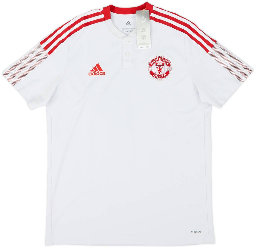2021-22 Manchester United adidas Polo Shirt (L)