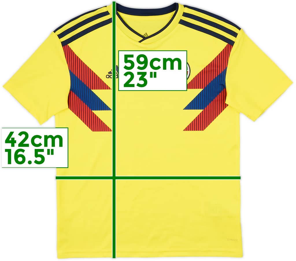Camiseta de local de Colombia 2018-19 - 10/10 - (M. Niños)
