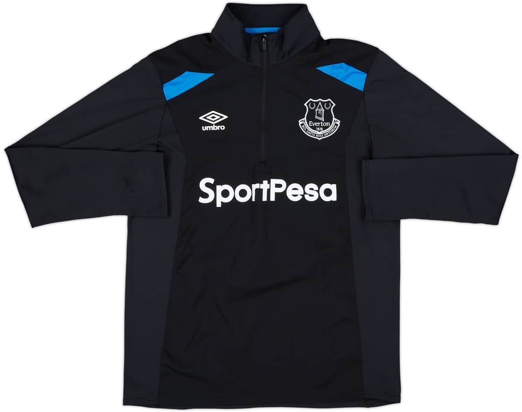2017-18 Everton Umbro 1/4 Zip Drill Top - 8/10 - (M)